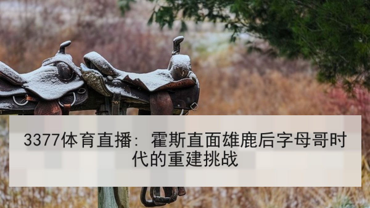 3377体育直播: 霍斯直面雄鹿后字母哥时代的重建挑战
